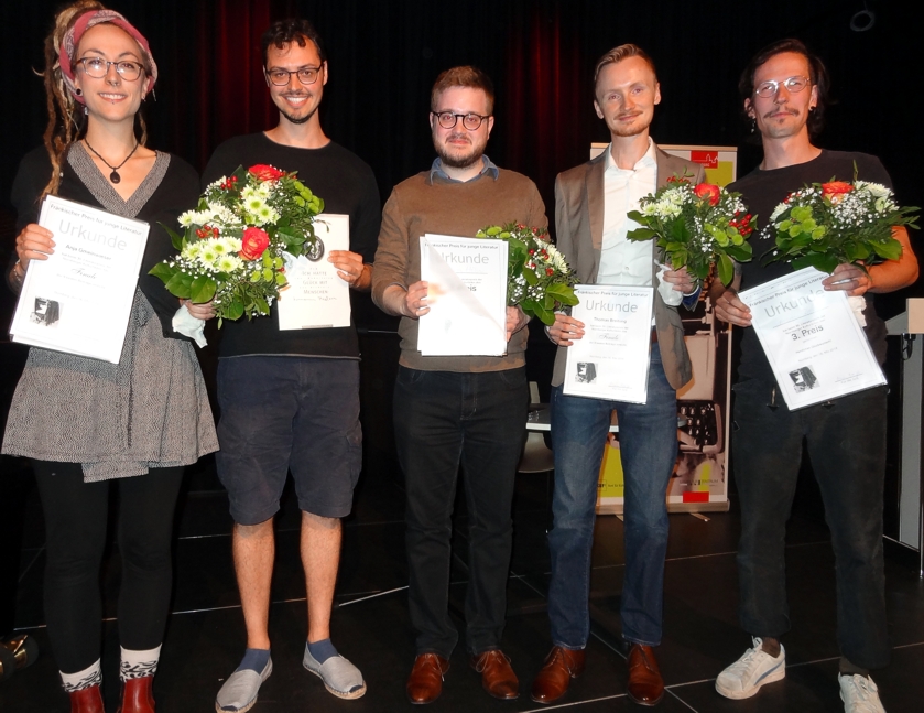 Fränkischer Preis für junge Liteatur - Preisträger*innen 2018